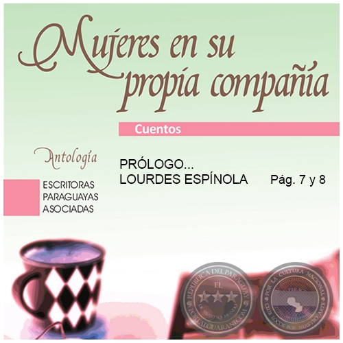 PRÓLOGO por LOURDES ESPÍNOLA - MUJERES EN SU PROPIA COMPAÑÍA - Año 2019